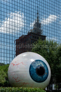 Giant Eyeball In Dallas, Texas A4-38625 - Mansfield Photography