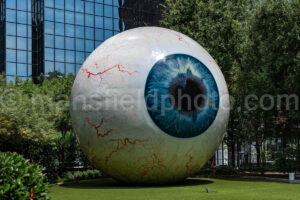 Giant Eyeball In Dallas, Texas A4-38626 - Mansfield Photography