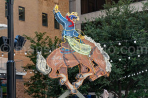 Cowboy In Dallas, Texas A4-38635 - Mansfield Photography