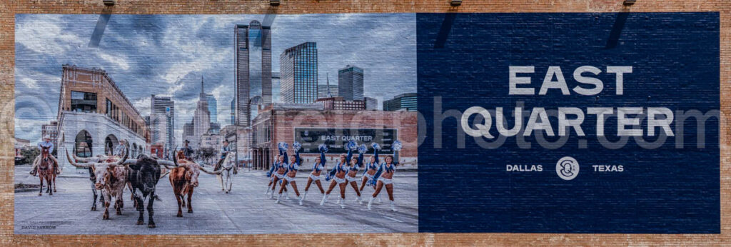East Quarter Mural In Dallas, Texas A4-38646 - Mansfield Photography