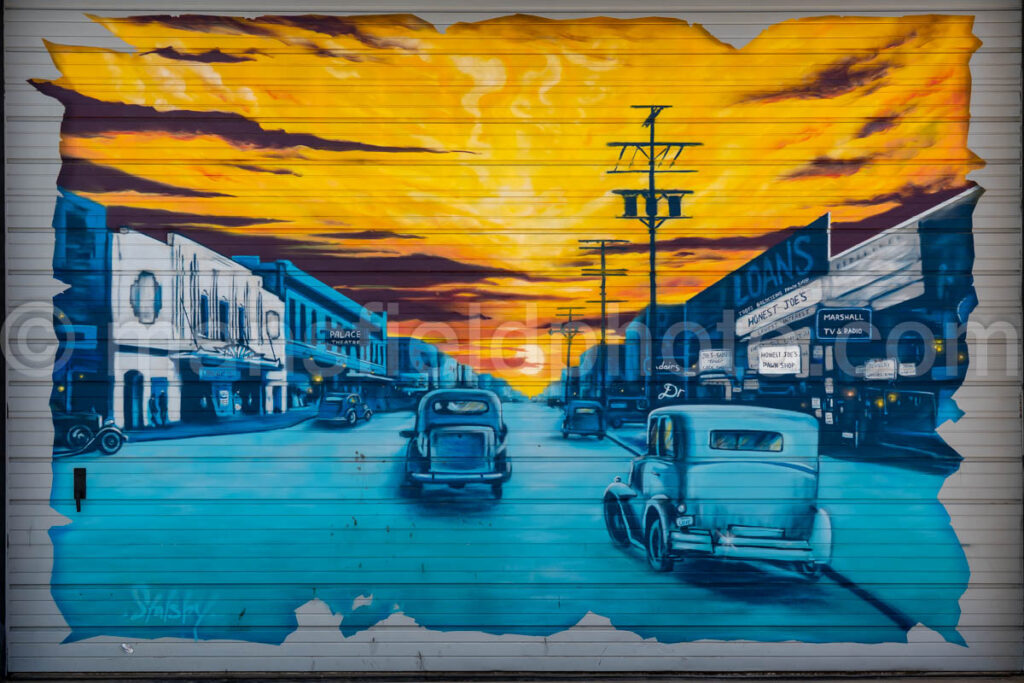 Automobile Mural In Deep Ellum, Dallas, Texas A4-38656 - Mansfield Photography