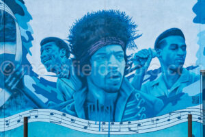Blues Alley Mural In Deep Ellum, Dallas, Texas A4-38659 - Mansfield Photography