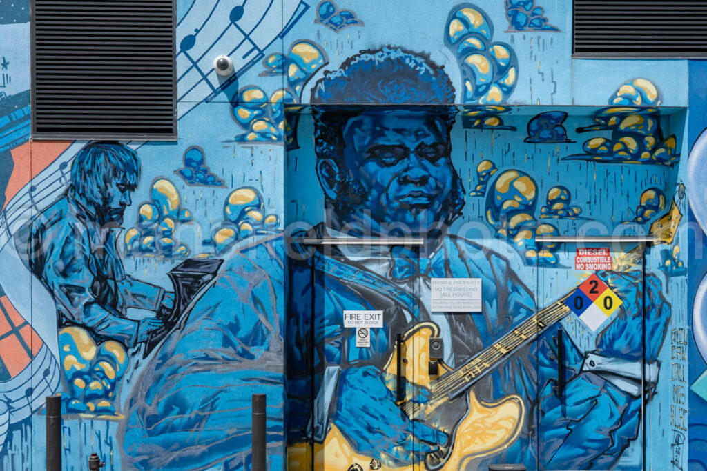 Blues Alley Mural In Deep Ellum, Dallas, Texas A4-38661 - Mansfield Photography