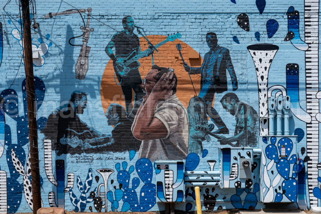Blues Alley Mural In Deep Ellum, Dallas, Texas A4-38668 - Mansfield Photography