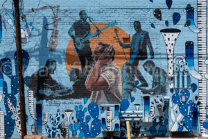Blues Alley Mural In Deep Ellum, Dallas, Texas A4-38668 - Mansfield Photography