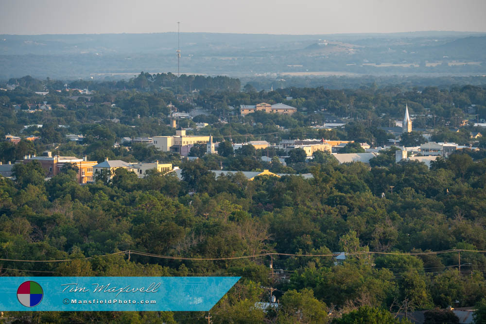 Fredericksburg, Texas, View From Cross Mountain