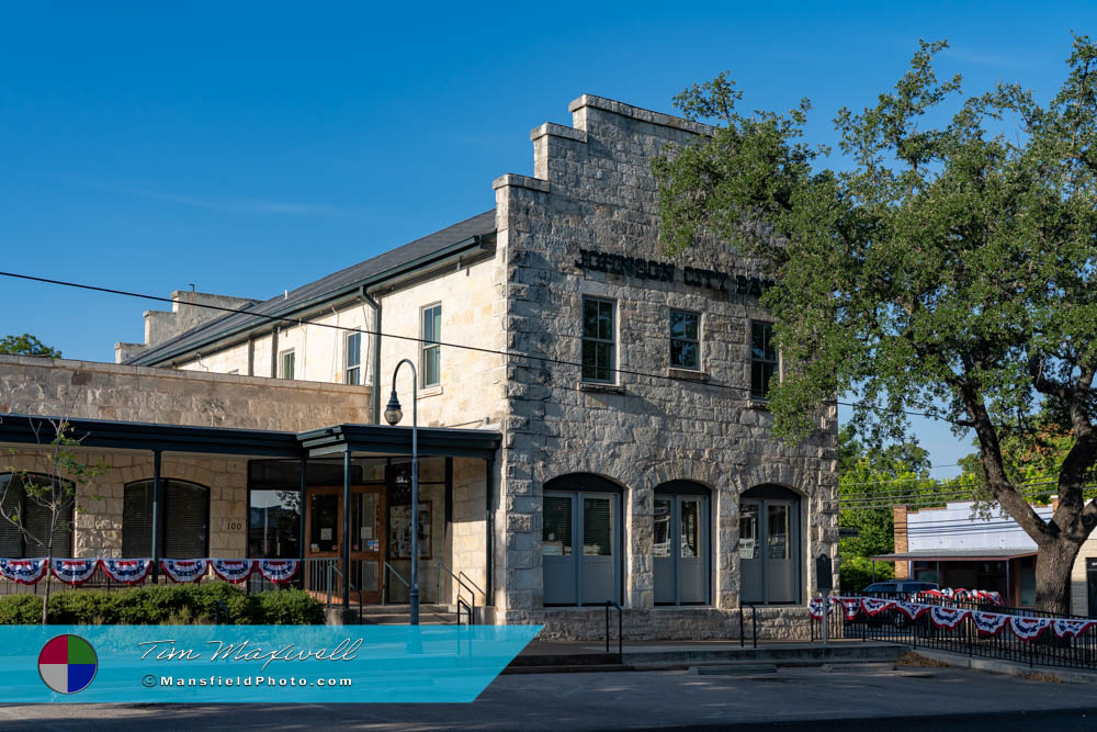 James Polk Johnson Building In Johnson City, Texas