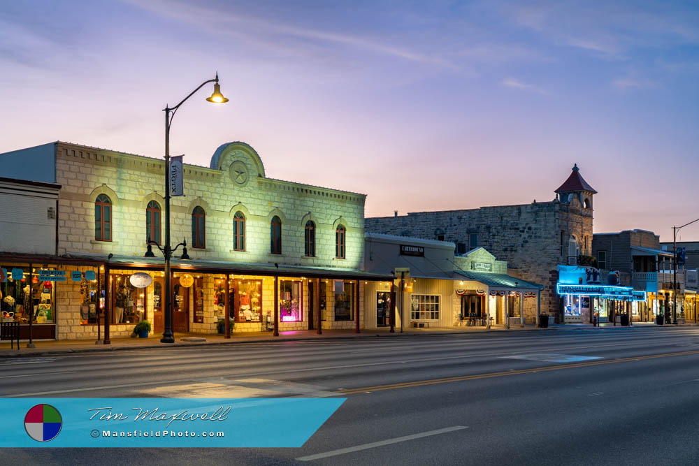Morning In Downtown Fredericksburg, Texas