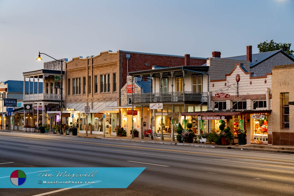 Morning In Downtown Fredericksburg, Texas