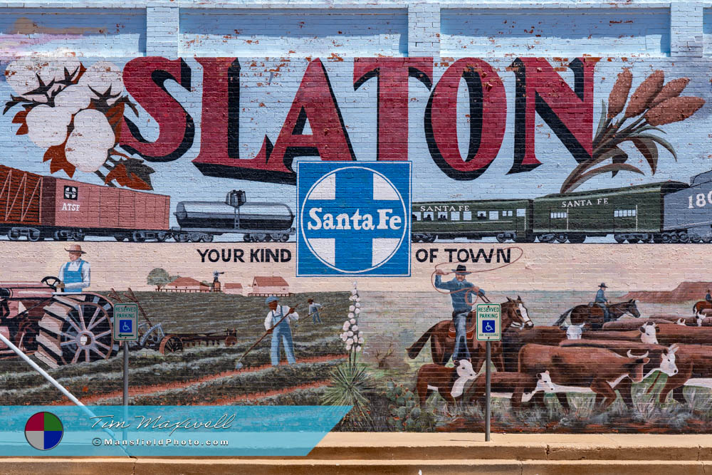Mural in Slaton, Texas