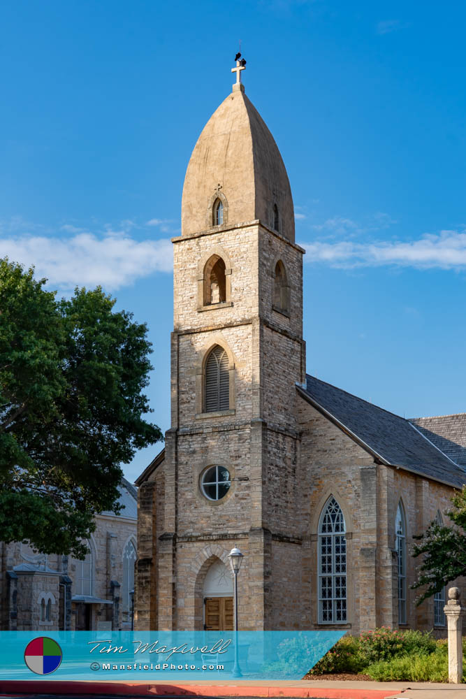 Old Saint Mary's Catholic Church In Fredericksburg, Texas