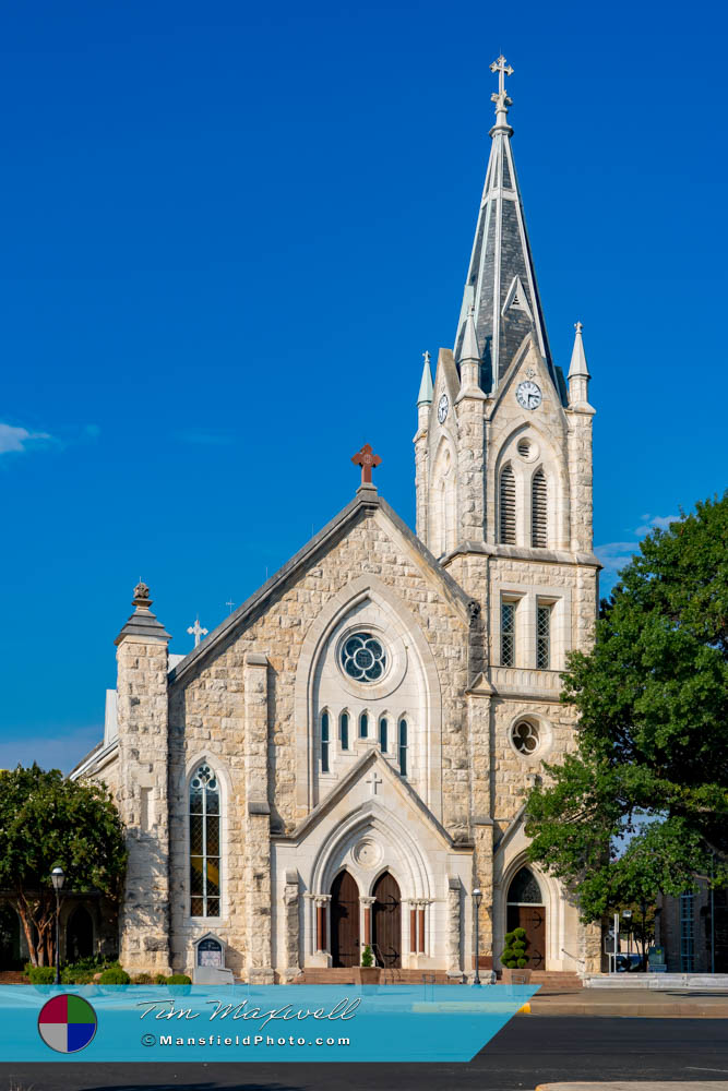 Saint Mary's Catholic Church In Fredericksburg, Texas