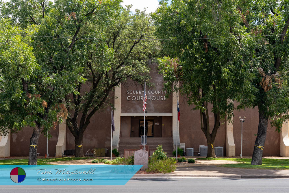 Scurry County Courthouse In Snyder, Texas