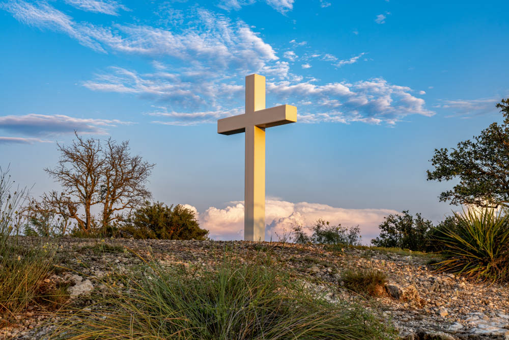 The Cross At Cross Mountain In Fredericksburg, Texas