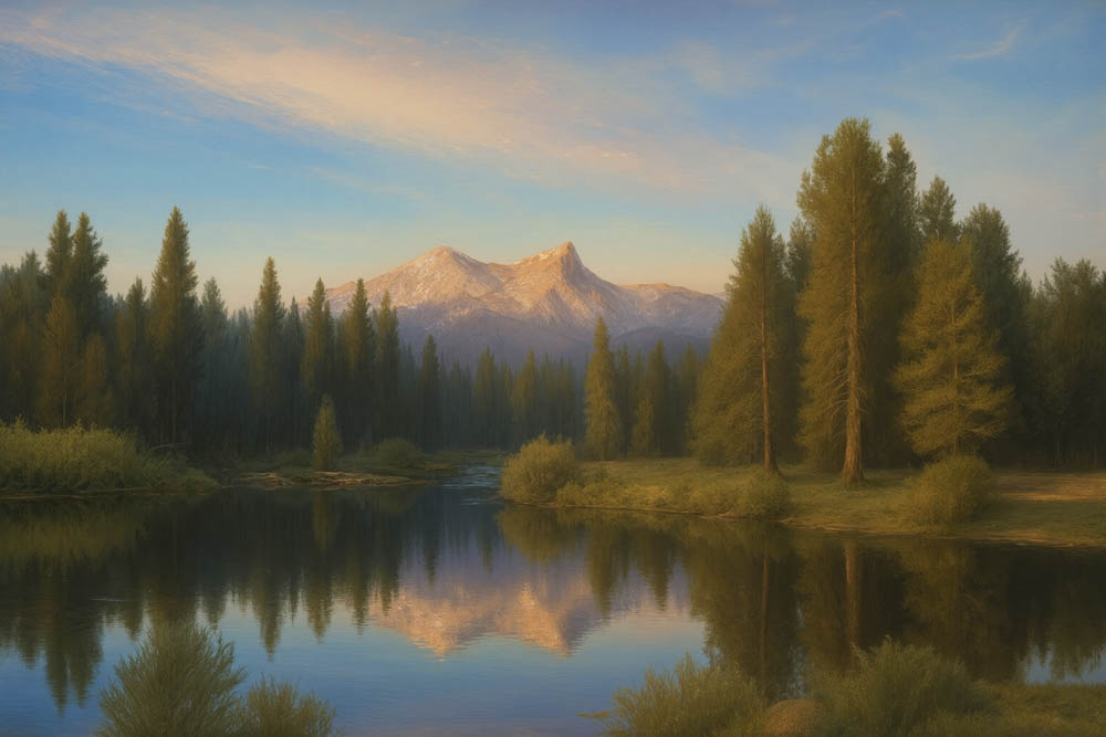 Tree Framed Finish - Tuolumne Meadows