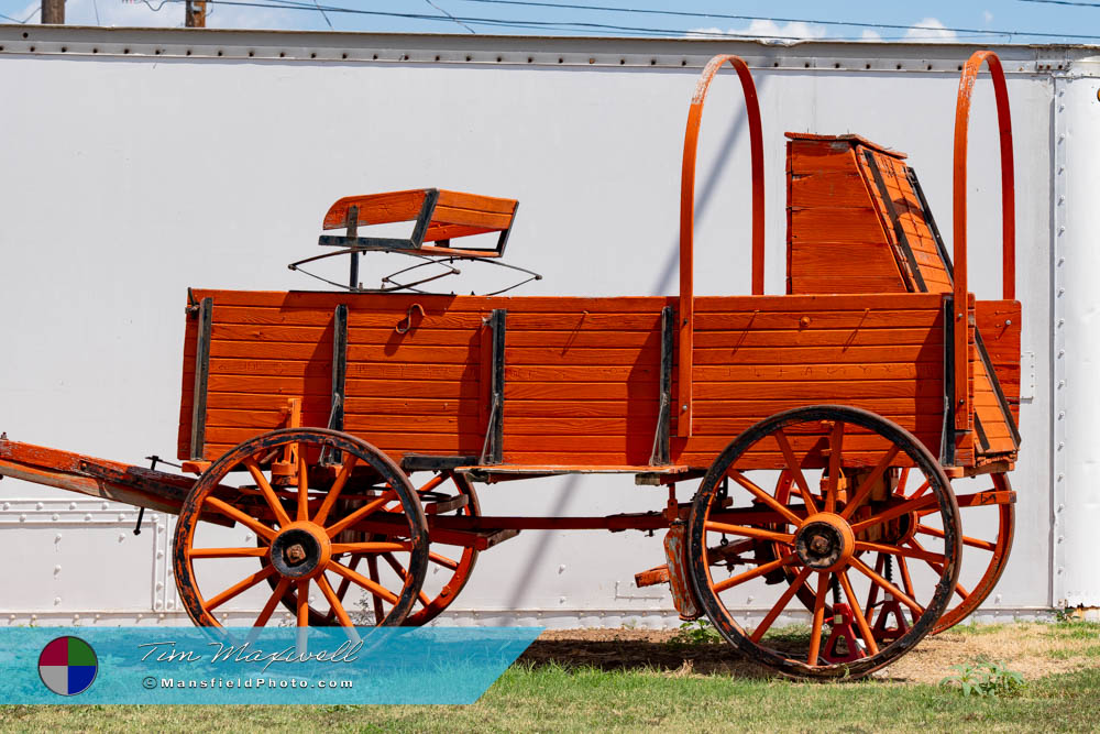 Wagon In Childress, Texas