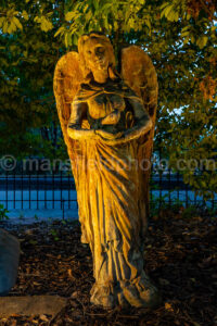 Angel Statue At Heard Craig House In Mckinney, Texas A4-38681 - Mansfield Photography