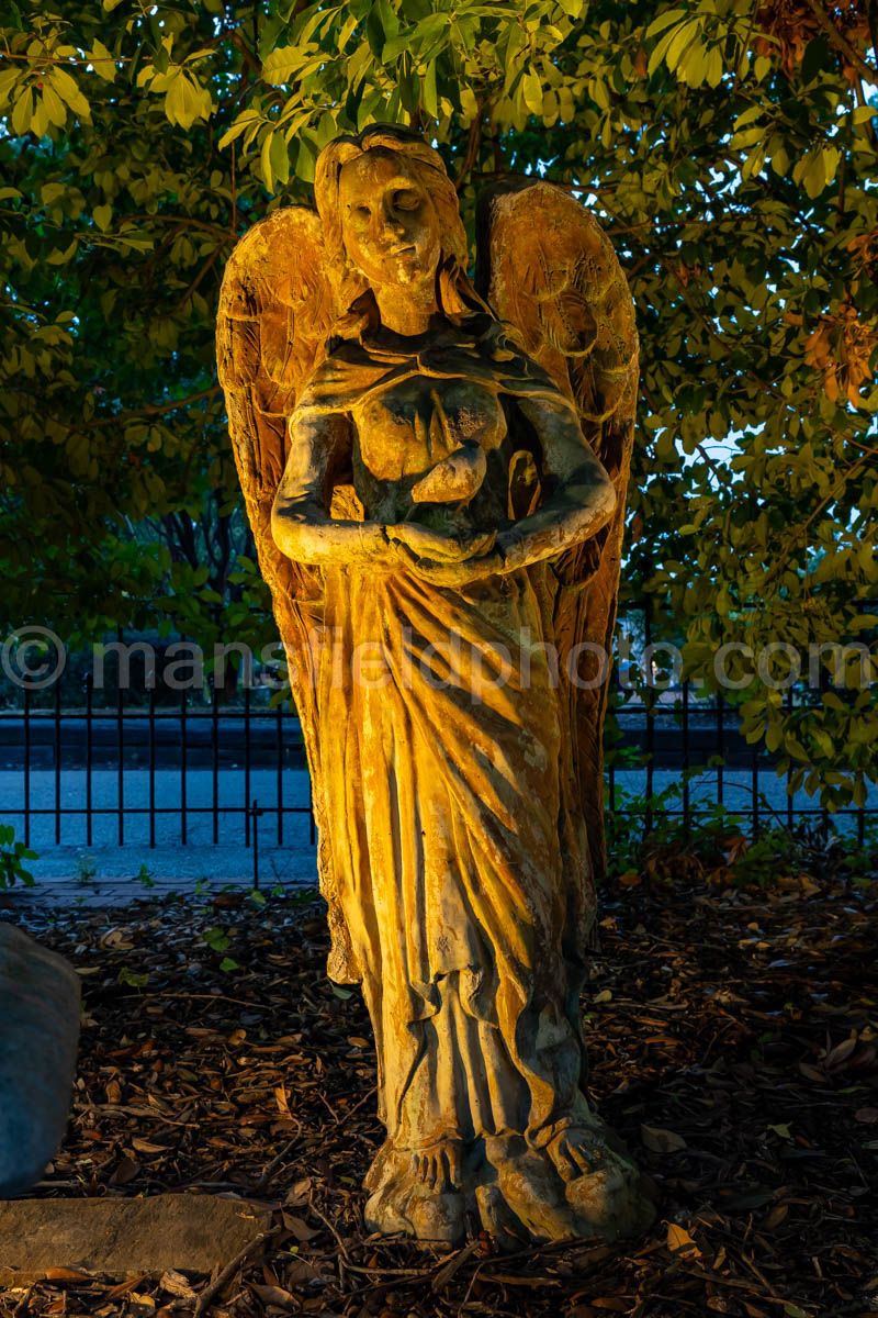 Angel Statue At Heard Craig House In Mckinney, Texas A4-38681