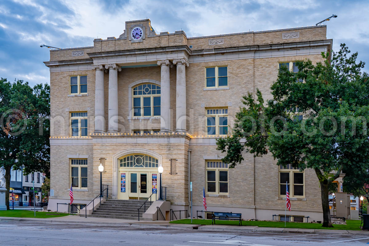 Historic Collin County Courthouse In Mckinney, Texas A4-38687