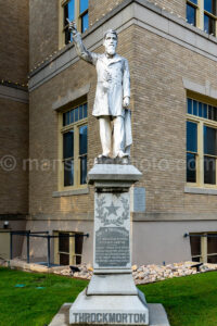 Throckmorton Statue In Mckinney, Texas A4-38735 - Mansfield Photography