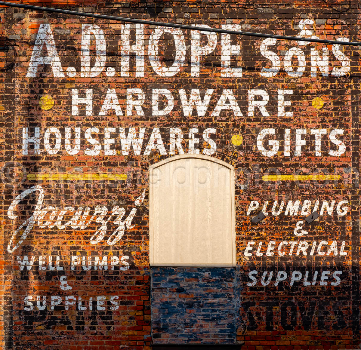 Ad Hope And Sons Mural In Mckinney, Texas A4-38752