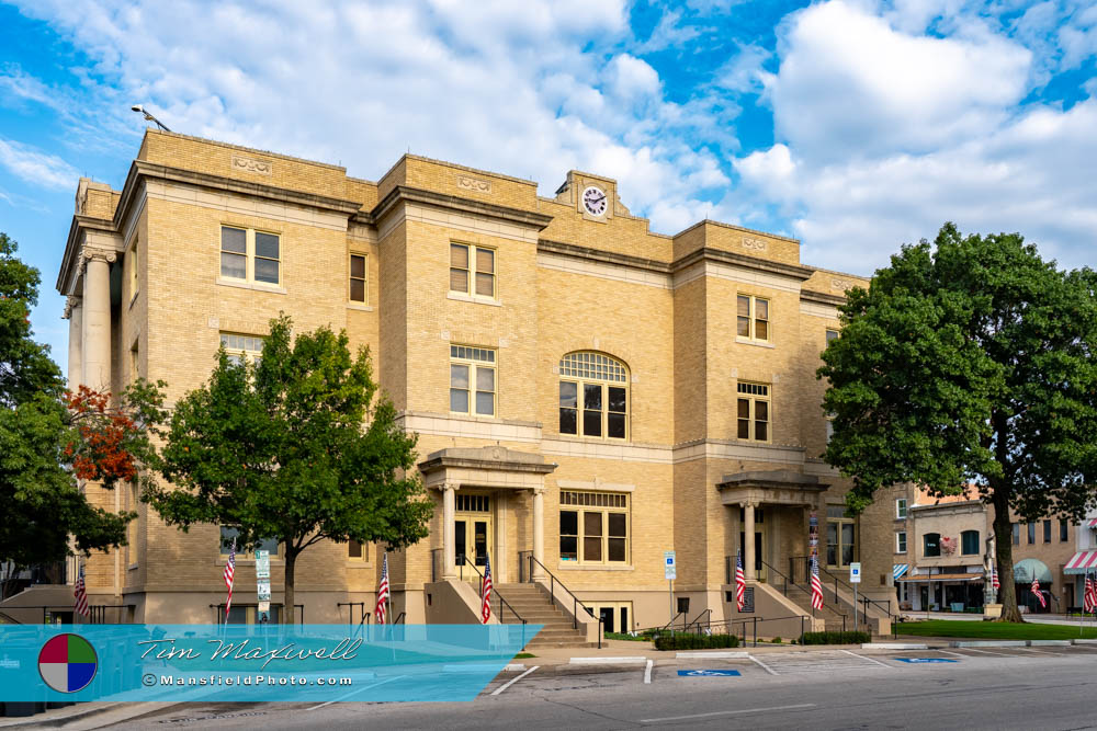 Historic Collin County Courthouse In Mckinney, Texas